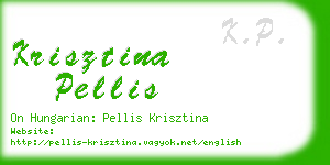 krisztina pellis business card